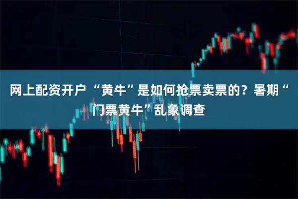 网上配资开户 “黄牛”是如何抢票卖票的？暑期“门票黄牛”乱象调查